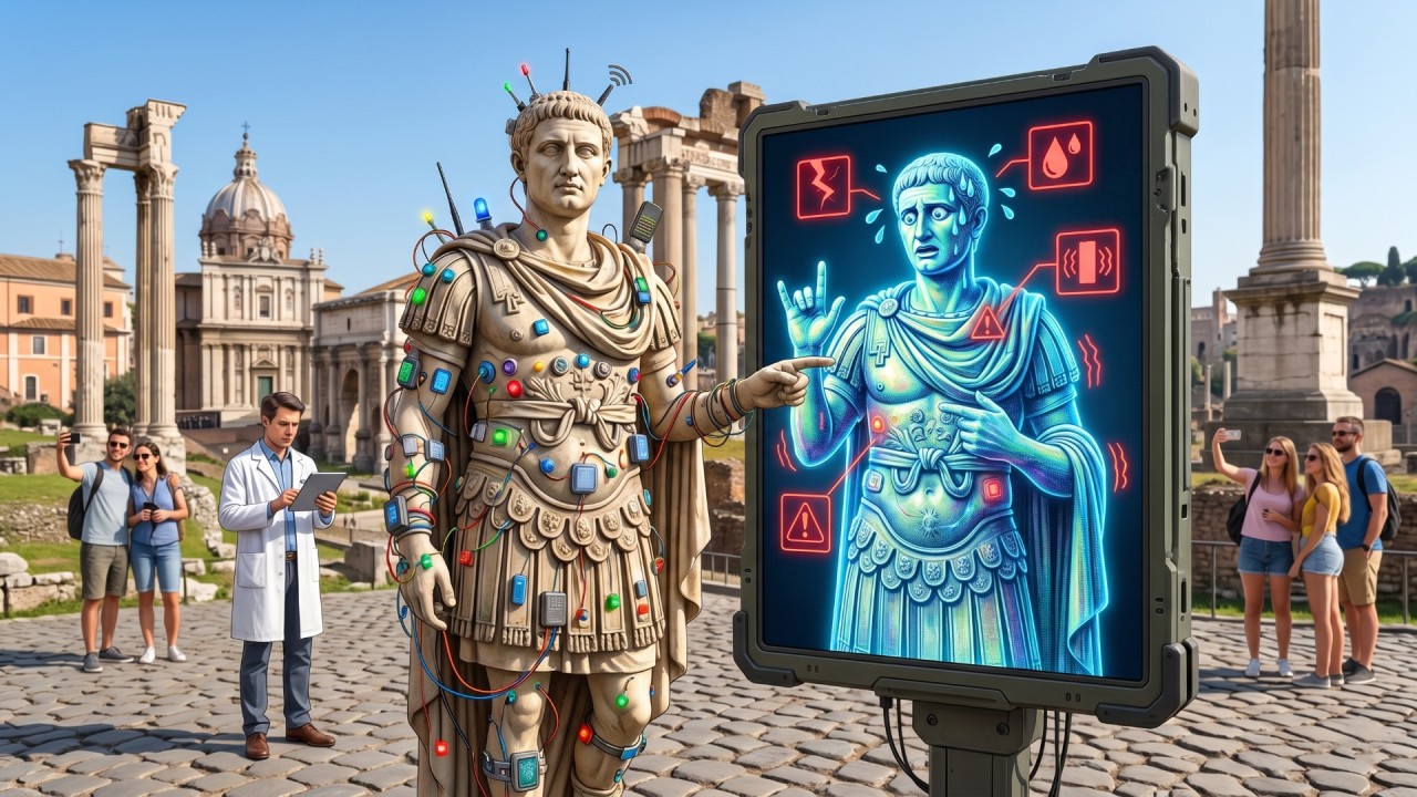 Il gemello che prevede: quando i monumenti imparano a chiedere aiuto