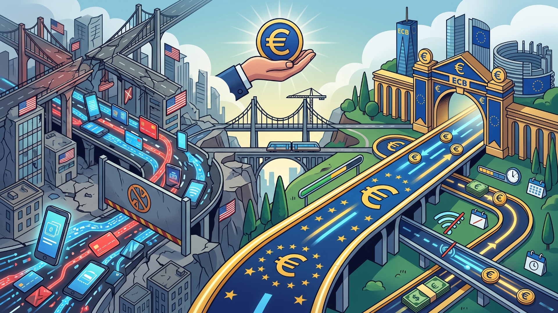 Perché all’Europa serve un euro che vive anche fuori dalle banche